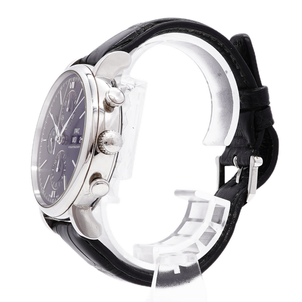 【6whe0369】IWC アイダブリューシー シャフハウゼン ポートフィノ クロノグラフ IW391029 黒文字盤【中古】腕時計 メンズ