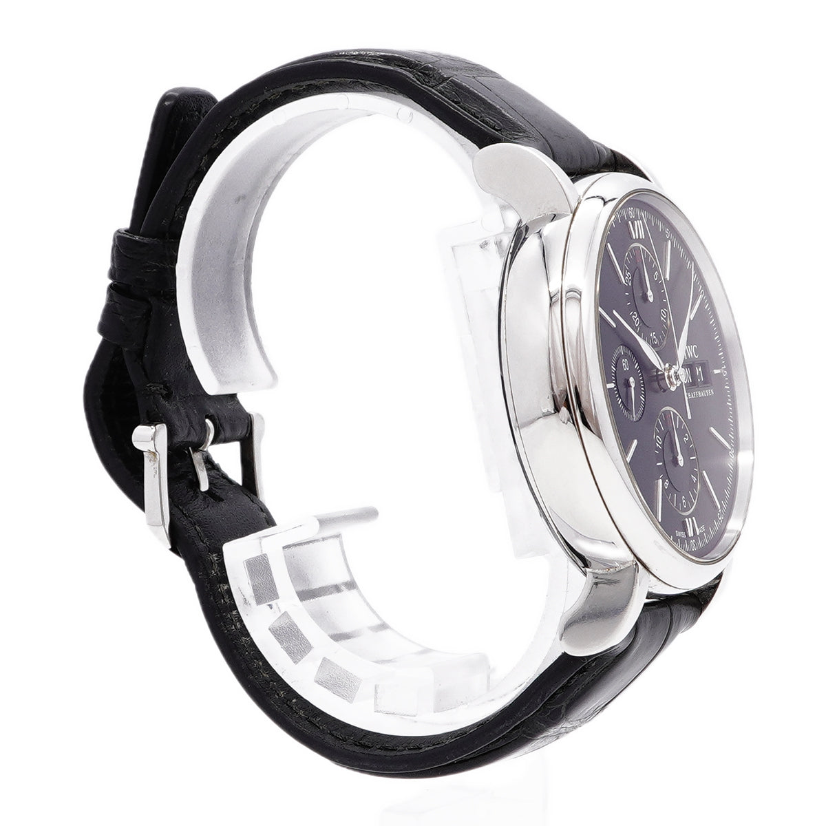 【6whe0369】IWC アイダブリューシー シャフハウゼン ポートフィノ クロノグラフ IW391029 黒文字盤【中古】腕時計 メンズ