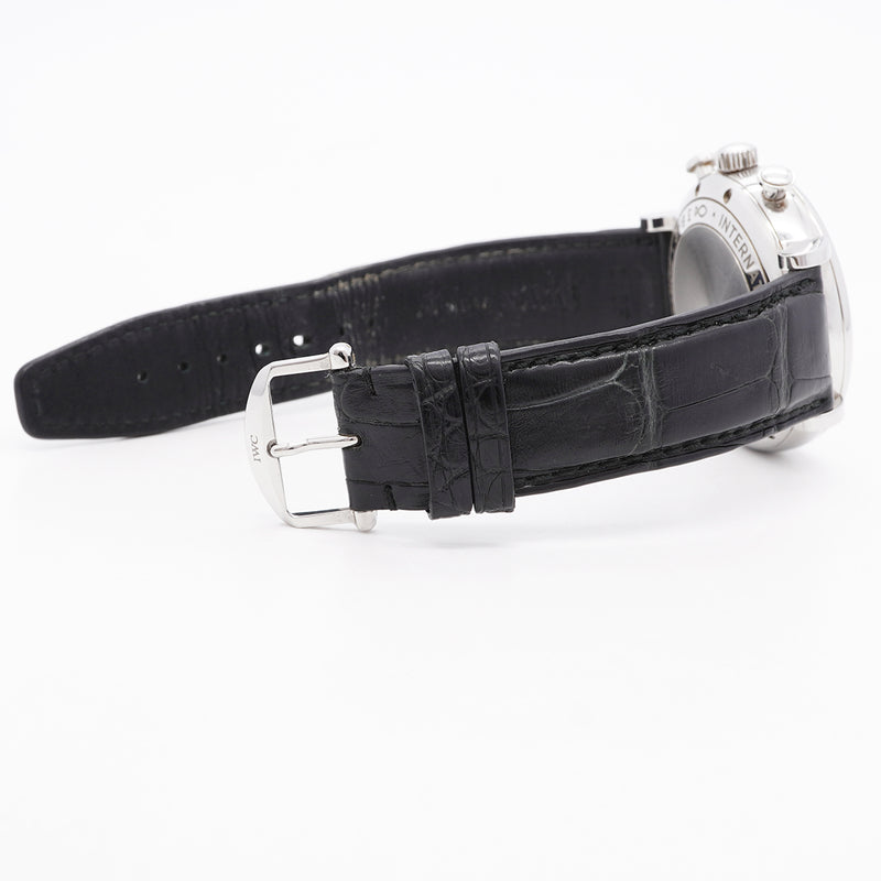 【6whe0369】IWC アイダブリューシー シャフハウゼン ポートフィノ クロノグラフ IW391029 黒文字盤【中古】腕時計 メンズ
