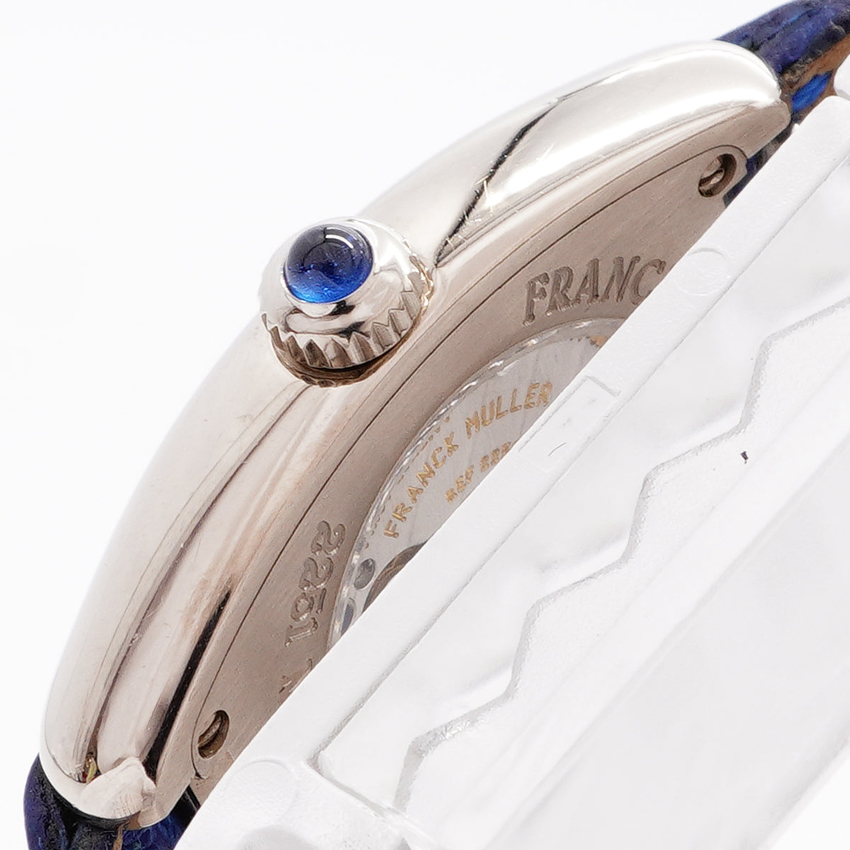 【6whe0374】フランク・ミュラー トノ―カーベックス インターミディエ K18WG 2251MC シルバー文字盤【中古】腕時計 レディース