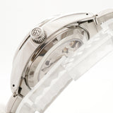 【6whe0394】セイコー グランドセイコー GMT スプリングドライブ SBGE005/9R66-0AC0 シルバー文字盤【中古】腕時計 メンズ