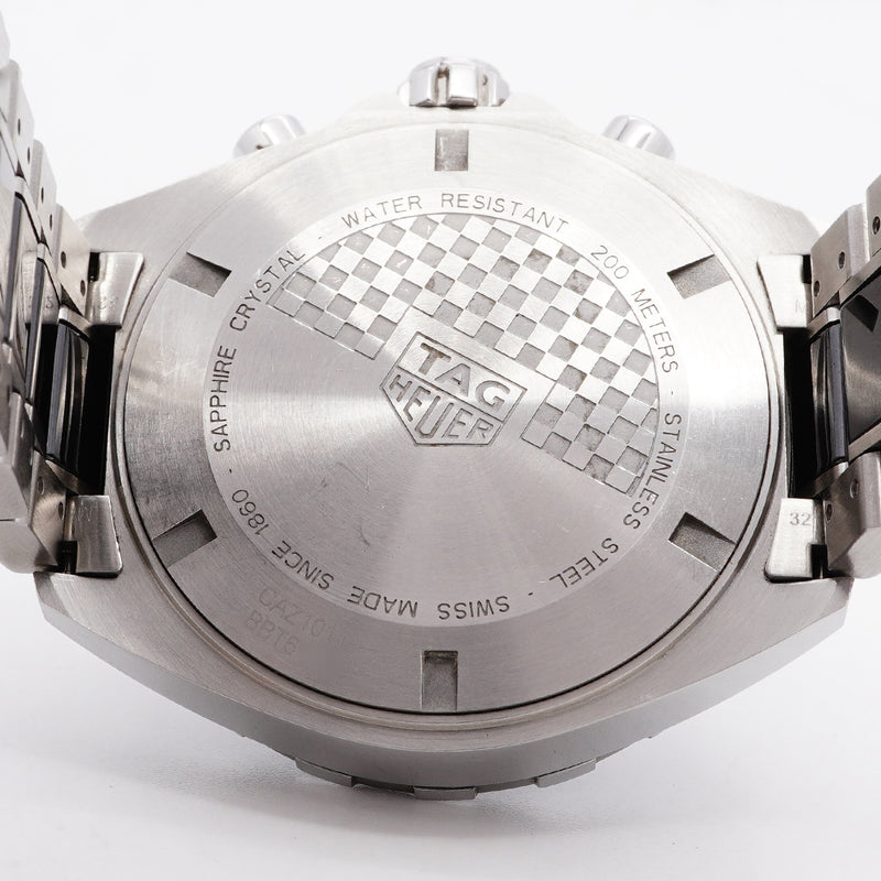 【6whe0413】タグホイヤー フォーミュラ1 クロノグラフ CAZ1011 グレー文字盤【中古】腕時計 メンズ