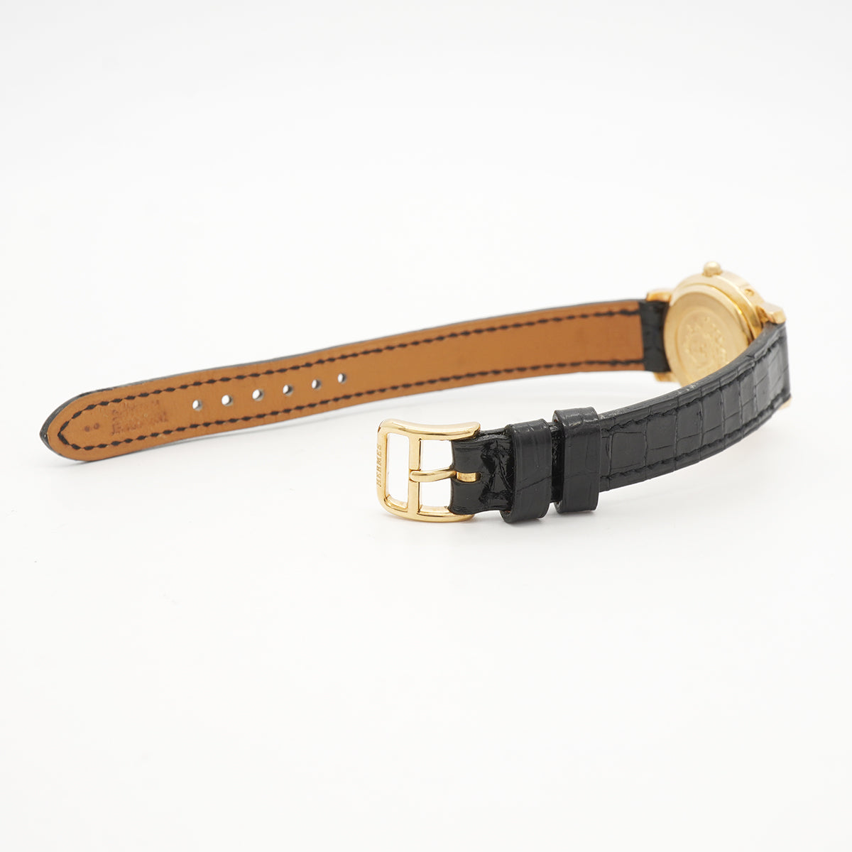 【6wia0014】エルメス クリッパー CL4.285 ゴールド文字盤【中古】腕時計 レディース