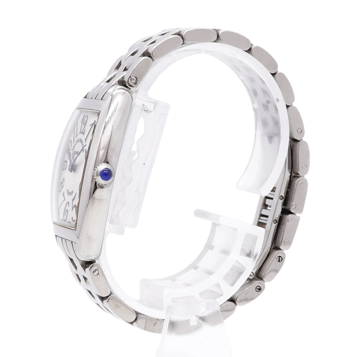 【6wia0030】フランク・ミュラー トノウ カーベックス 1752QZ シルバー文字盤【中古】腕時計 レディース