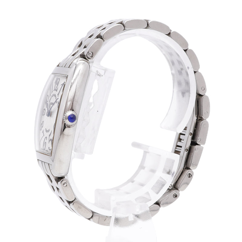 【6wia0030】フランク・ミュラー トノウ カーベックス 1752QZ シルバー文字盤【中古】腕時計 レディース