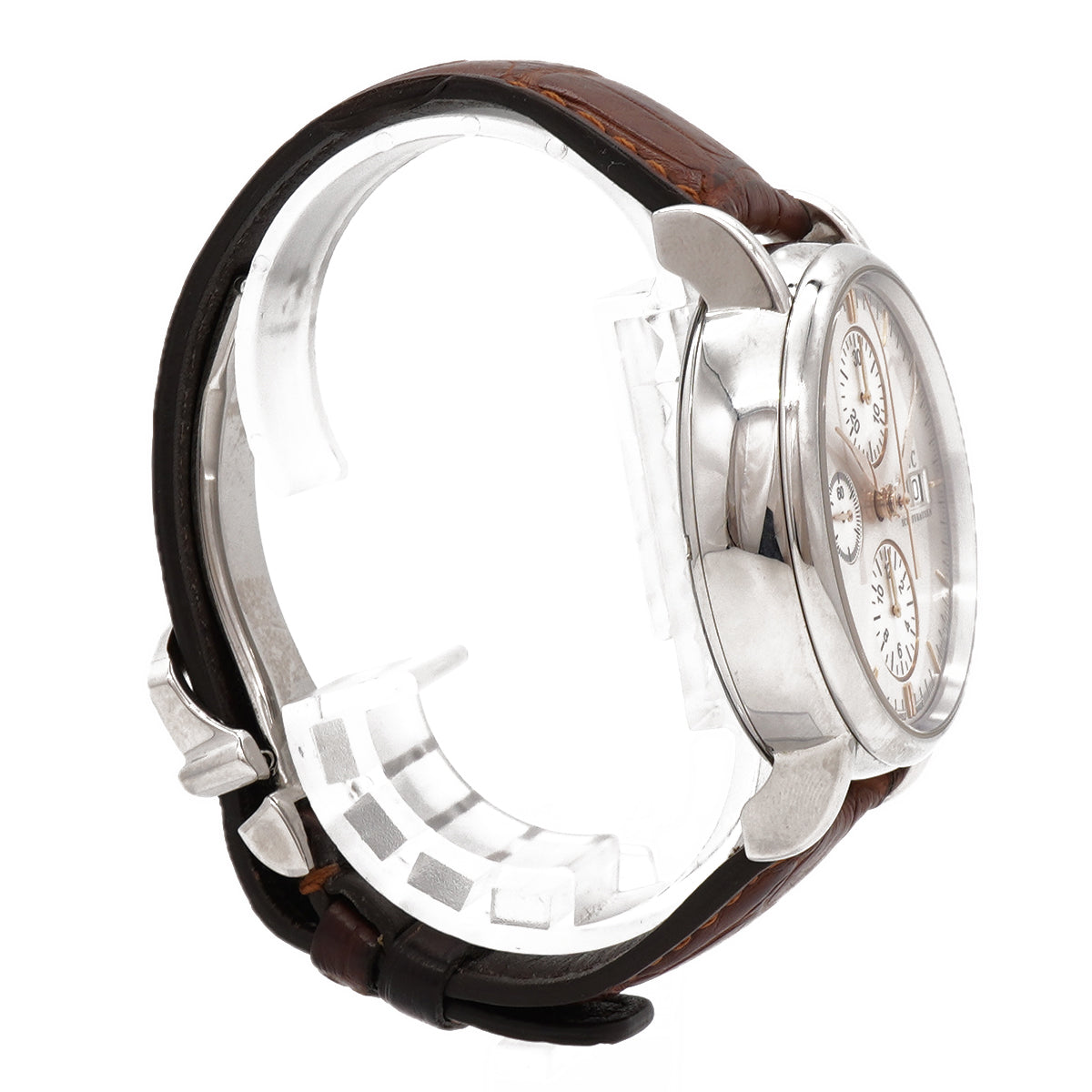 【6wia0047】IWC アイダブリューシー シャフハウゼン ポートフィノ クロノグラフ デイデイト IW378302 シルバー文字盤【中古】腕時計 メンズ