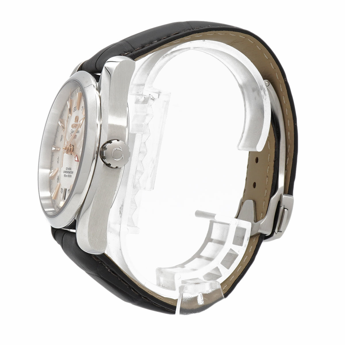 【6wia0071】オメガ アクアテラ GMT コーアクシャル 231.13.43.22.02.004 シルバー文字盤【中古】腕時計 メンズ