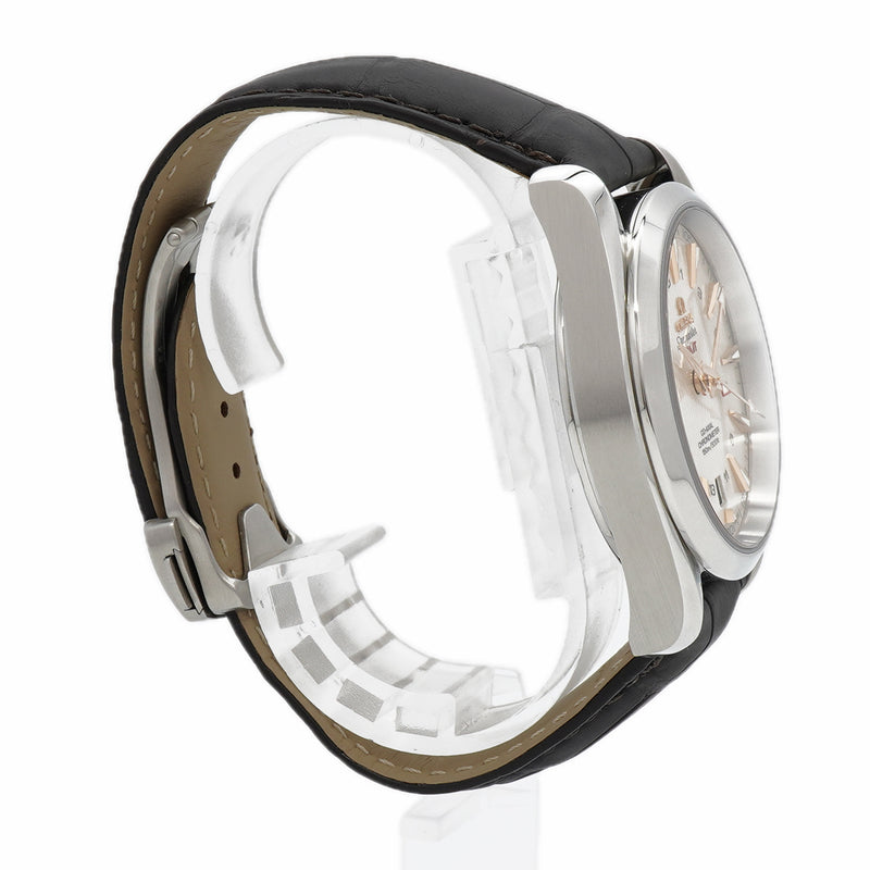 【6wia0071】オメガ アクアテラ GMT コーアクシャル 231.13.43.22.02.004 シルバー文字盤【中古】腕時計 メンズ