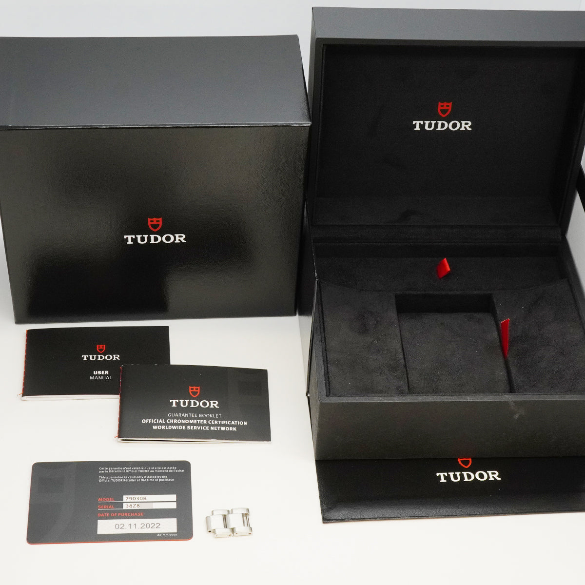 【6wia0077】チュードル ブラックベイ58 79030B 青文字盤【中古】腕時計 メンズ