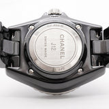 【6wib0100】シャネル J12 12Pダイヤ H5701 黒文字盤【中古】腕時計 レディース
