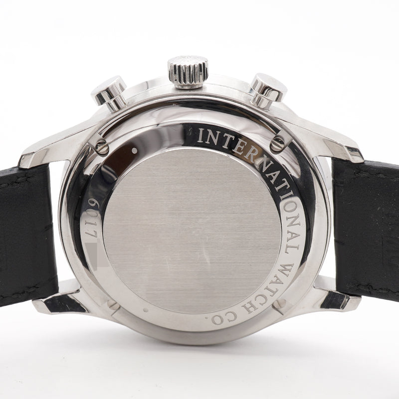 【6wib0101】IWC アイダブリューシー シャフハウゼン ポルトギーゼ クロノグラフ IW371446 シルバー文字盤【中古】腕時計 メンズ