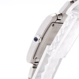 【6wib0108】カルティエ タンクフランセーズ LM W51002Q3 シルバー文字盤【中古】腕時計 メンズ