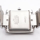 【6wib0108】カルティエ タンクフランセーズ LM W51002Q3 シルバー文字盤【中古】腕時計 メンズ