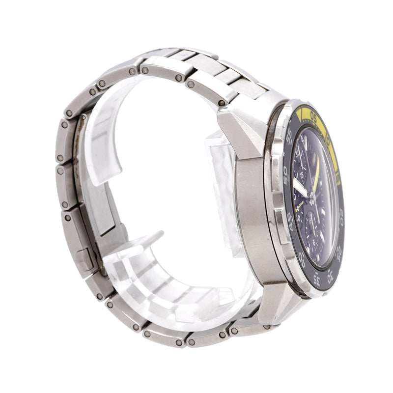 【6wib0114】IWC アイダブリューシー シャフハウゼン アクアタイマー クロノグラフ デイデイト IW376708 黒文字盤【中古】腕時計 メンズ