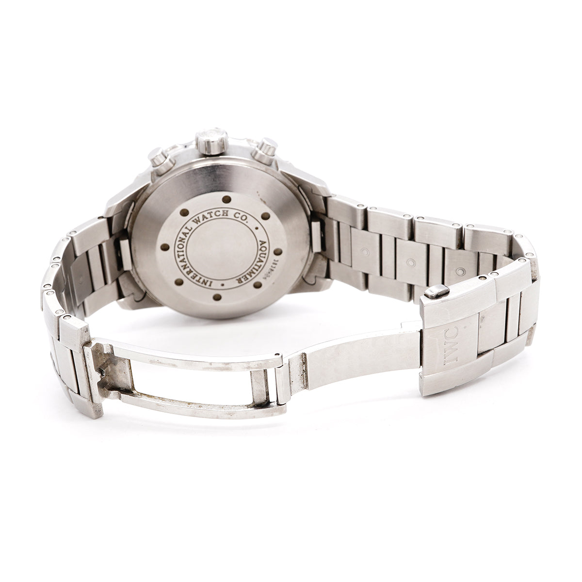 【6wib0114】IWC アイダブリューシー シャフハウゼン アクアタイマー クロノグラフ デイデイト IW376708 黒文字盤【中古】腕時計 メンズ