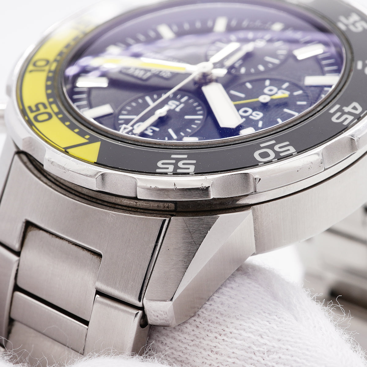 【6wib0114】IWC アイダブリューシー シャフハウゼン アクアタイマー クロノグラフ デイデイト IW376708 黒文字盤【中古】腕時計 メンズ