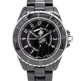 【6wib0117】シャネル J12 マドモアゼル ラパウザ H7609 黒文字盤【中古】腕時計 メンズ