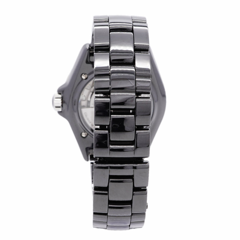 【6wib0117】シャネル J12 マドモアゼル ラパウザ H7609 黒文字盤【中古】腕時計 メンズ
