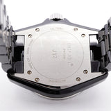 【6wib0123】シャネル J12 12Pエメラルド H2131 黒文字盤【中古】腕時計 メンズ