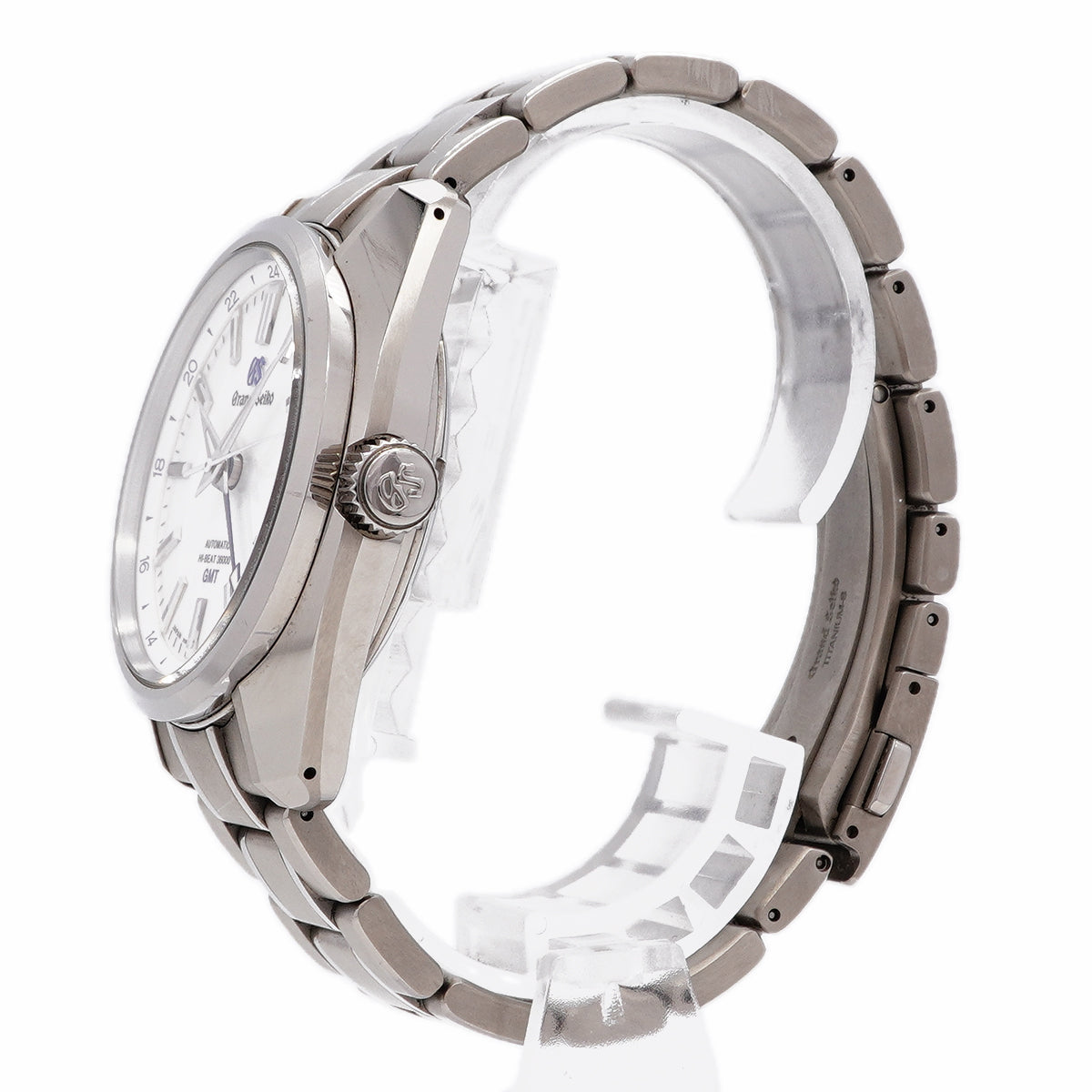 【6wib0132】セイコー グランドセイコー ヘリテージコレクション メカニカルハイビート GMT SBGJ255/9S86-00R0 白文字盤【中古】腕時計 メンズ