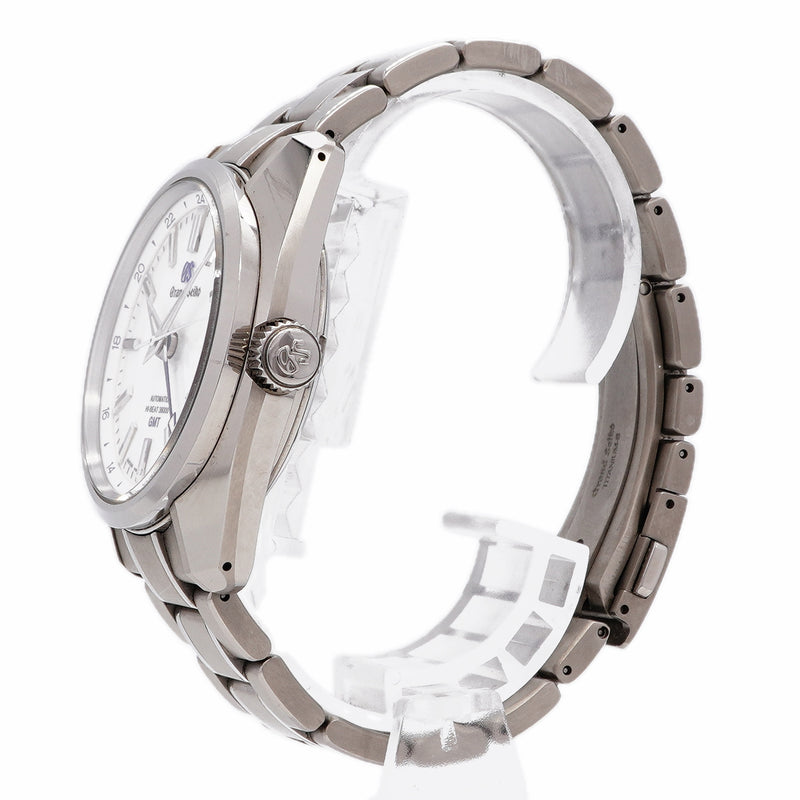 【6wib0132】セイコー グランドセイコー ヘリテージコレクション メカニカルハイビート GMT SBGJ255/9S86-00R0 白文字盤【中古】腕時計 メンズ