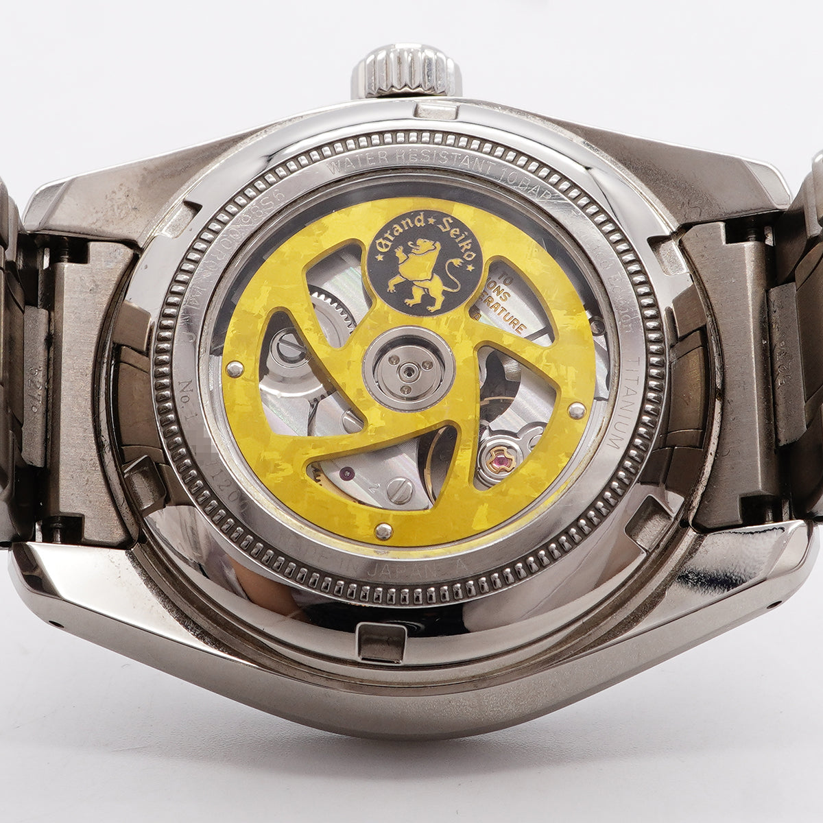 【6wib0132】セイコー グランドセイコー ヘリテージコレクション メカニカルハイビート GMT SBGJ255/9S86-00R0 白文字盤【中古】腕時計 メンズ