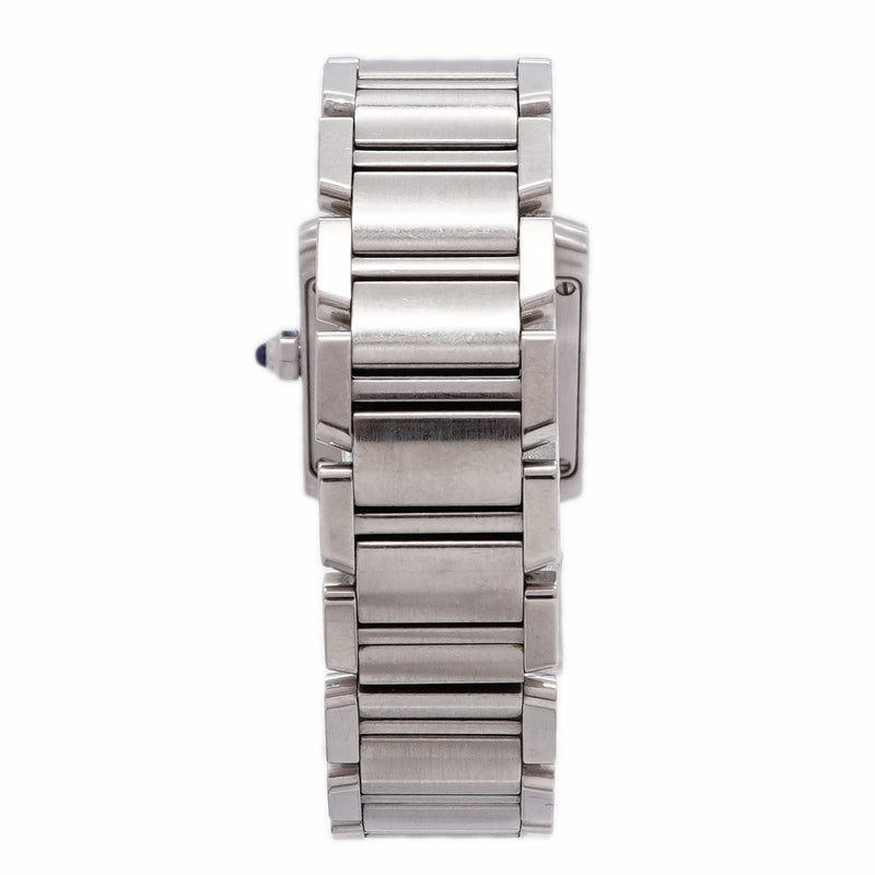 【6wib0133】カルティエ タンクフランセーズ SM W51008Q3 白文字盤【中古】腕時計 レディース