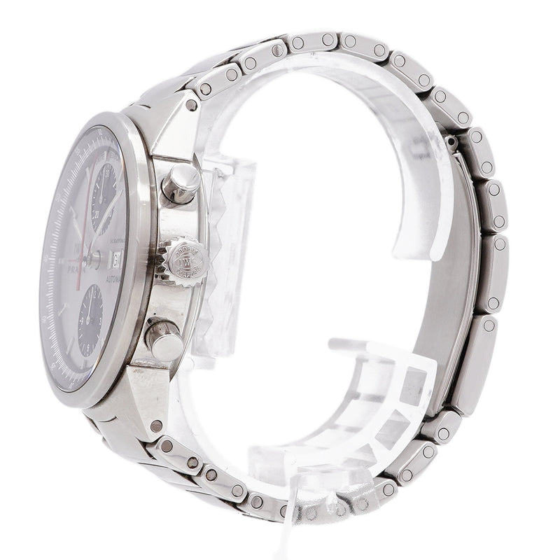 【6wib0134】IWC アイダブリューシー シャフハウゼン GST クロノグラフ プラダ IW370801 シルバー文字盤【中古】腕時計 メンズ