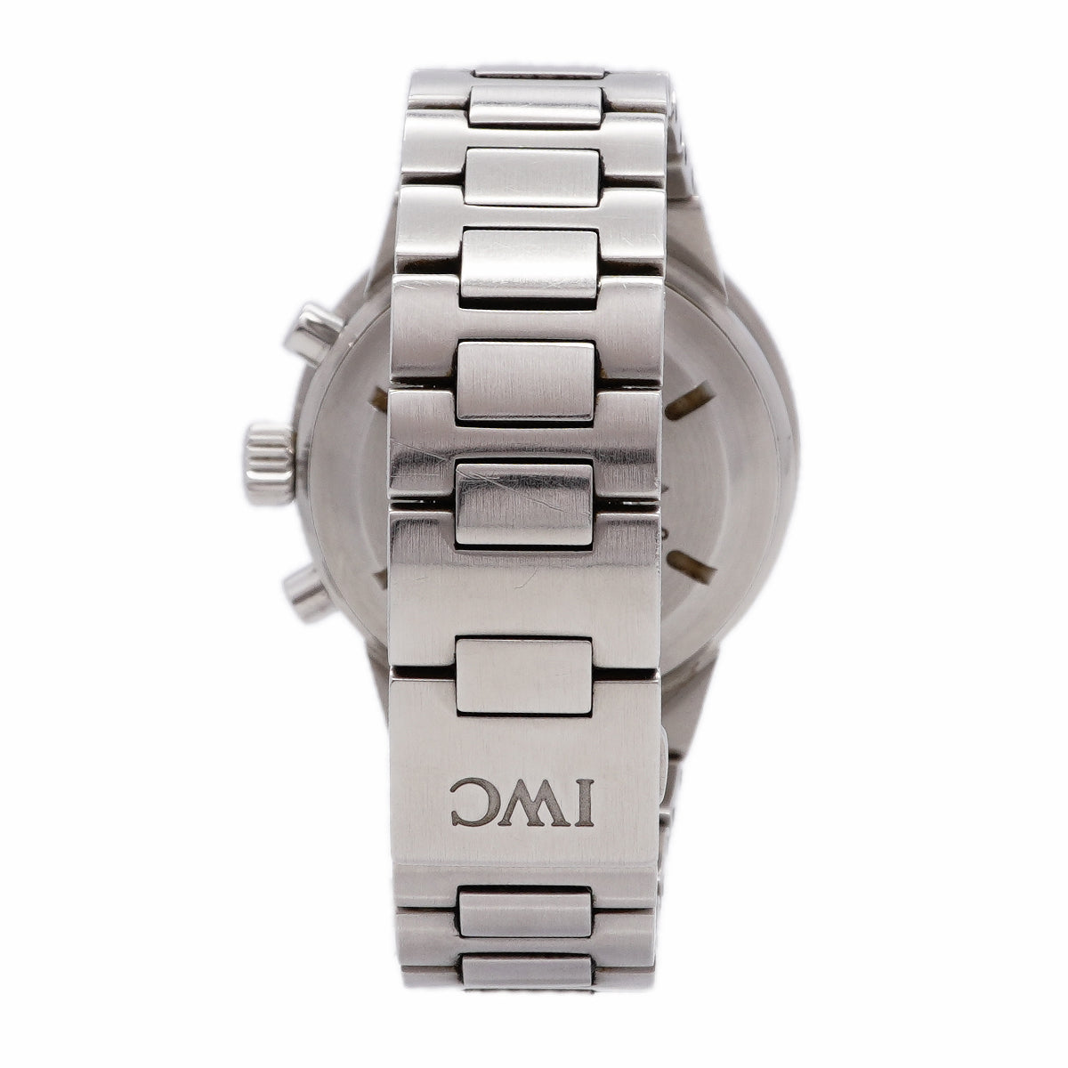 【6wib0134】IWC アイダブリューシー シャフハウゼン GST クロノグラフ プラダ IW370801 シルバー文字盤【中古】腕時計 メンズ