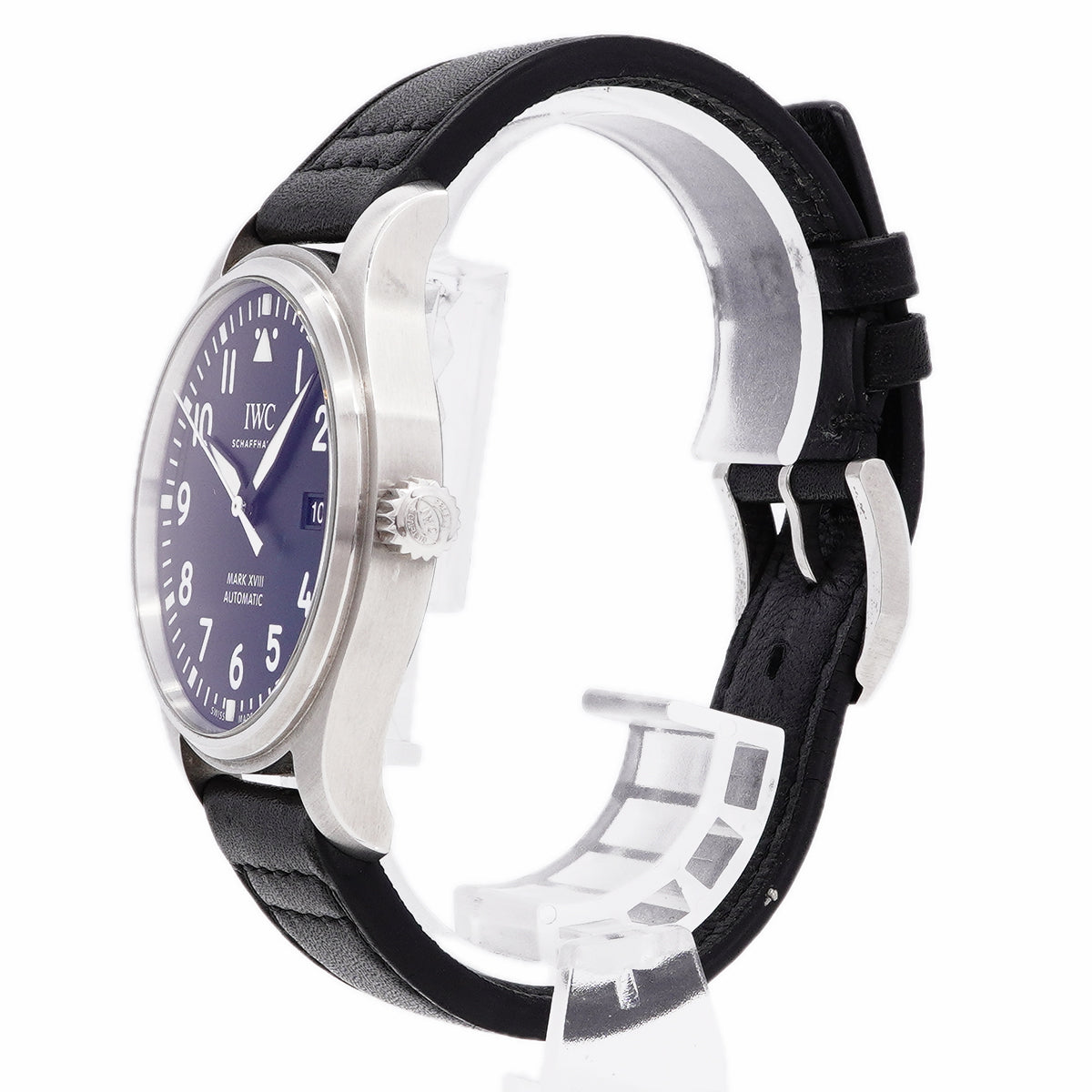 【6wib0137】IWC アイダブリューシー シャフハウゼン パイロットウォッチ マークXVIII IW327011 黒文字盤【中古】腕時計 メンズ