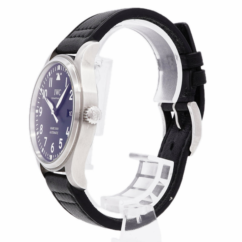 【6wib0137】IWC アイダブリューシー シャフハウゼン パイロットウォッチ マークXVIII IW327011 黒文字盤【中古】腕時計 メンズ
