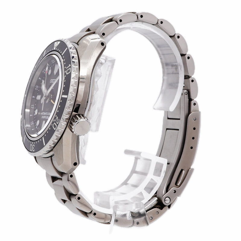 【6wib0141】セイコー プロスペックス ダイバーズ 1968 ヘリテージ GMT SBEJ011/6R54-00D0 黒文字盤【中古】腕時計 メンズ