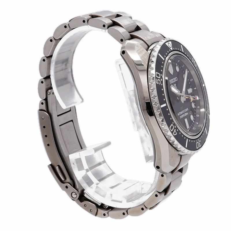【6wib0141】セイコー プロスペックス ダイバーズ 1968 ヘリテージ GMT SBEJ011/6R54-00D0 黒文字盤【中古】腕時計 メンズ