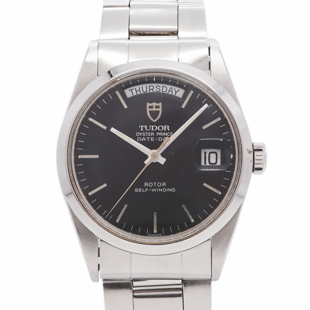 【6wib0145】チュードル オイスタープリンス デイトデイ 94500 黒文字盤【中古】腕時計 メンズ