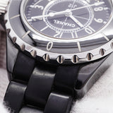 【6wib0153】シャネル J12 H0681 黒文字盤【中古】腕時計 レディース