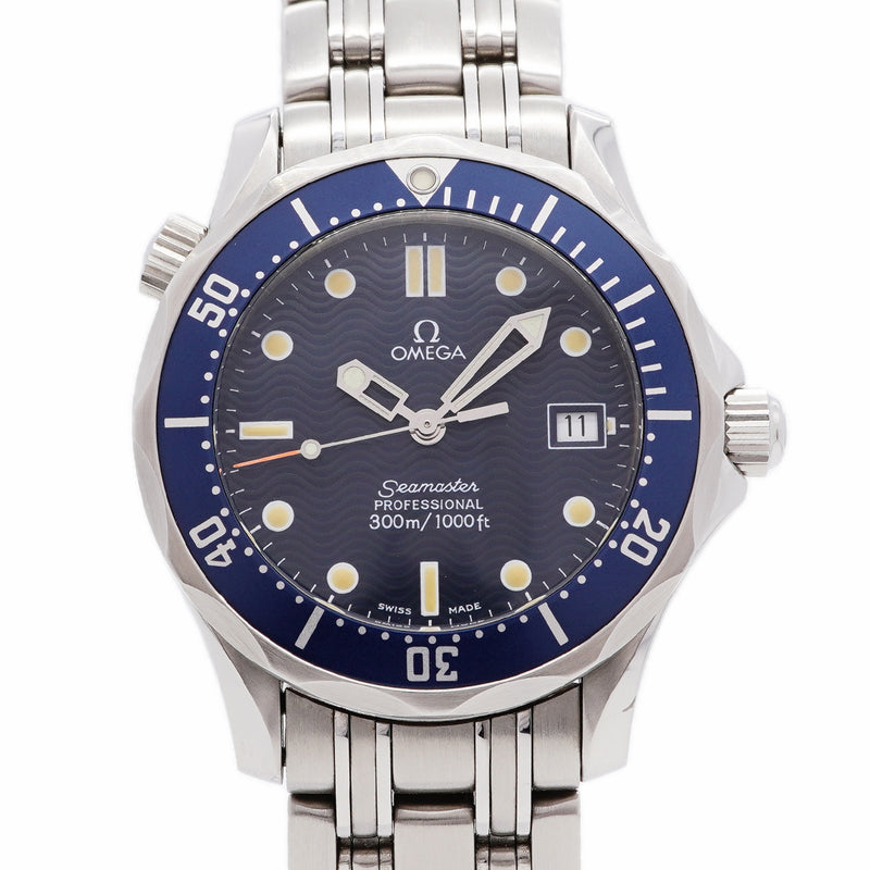 【6wic0158】オメガ シーマスター プロフェッショナル 2561.80 ネイビー文字盤【中古】腕時計 メンズ