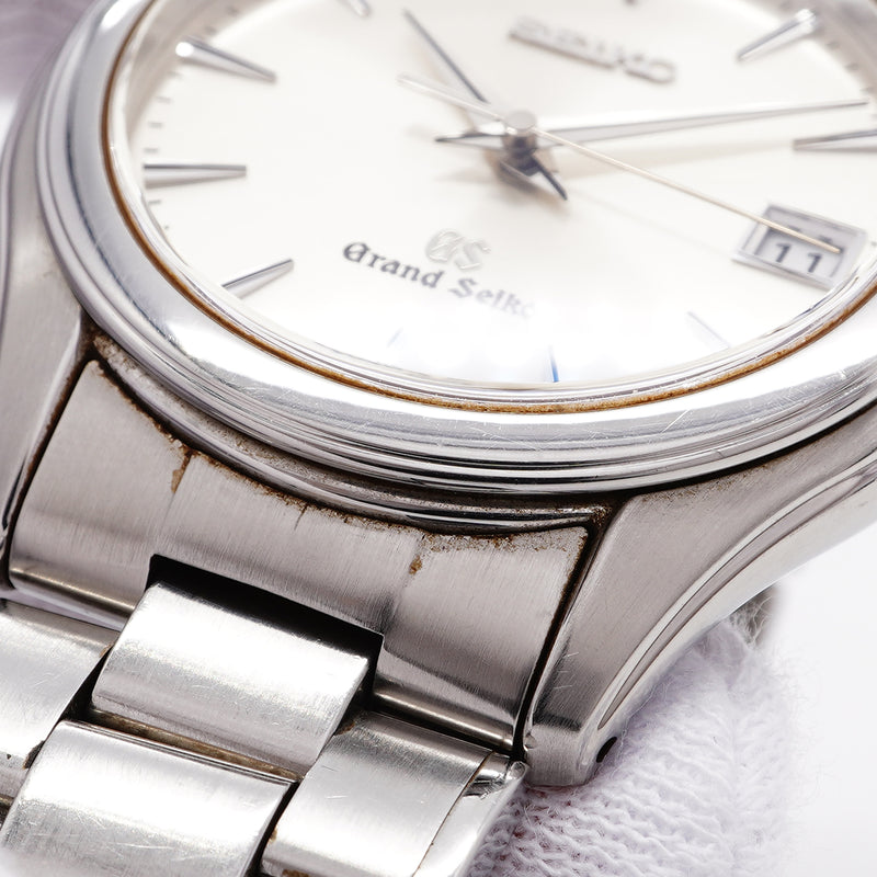 【6wic0175】セイコー グランドセイコー デイト SBGX005/9F62-0A10 シルバー文字盤【中古】腕時計 メンズ