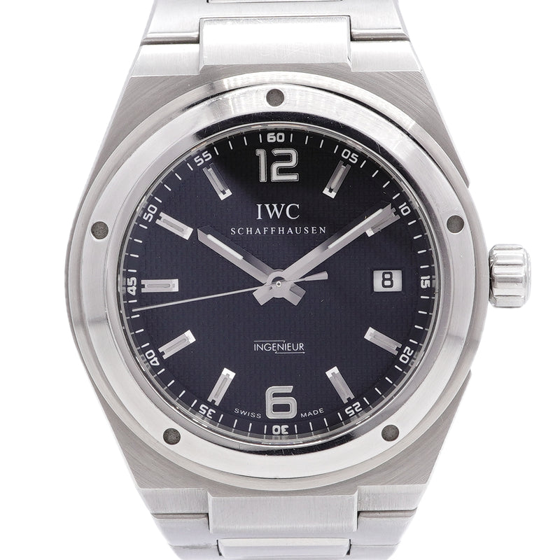 【6wic0185】IWC アイダブリューシー シャフハウゼン インヂュニア IW322701 黒文字盤【中古】腕時計 メンズ