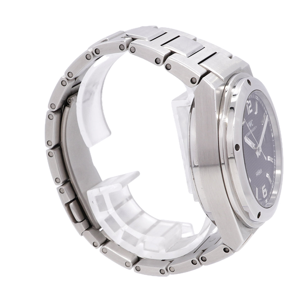 【6wic0185】IWC アイダブリューシー シャフハウゼン インヂュニア IW322701 黒文字盤【中古】腕時計 メンズ