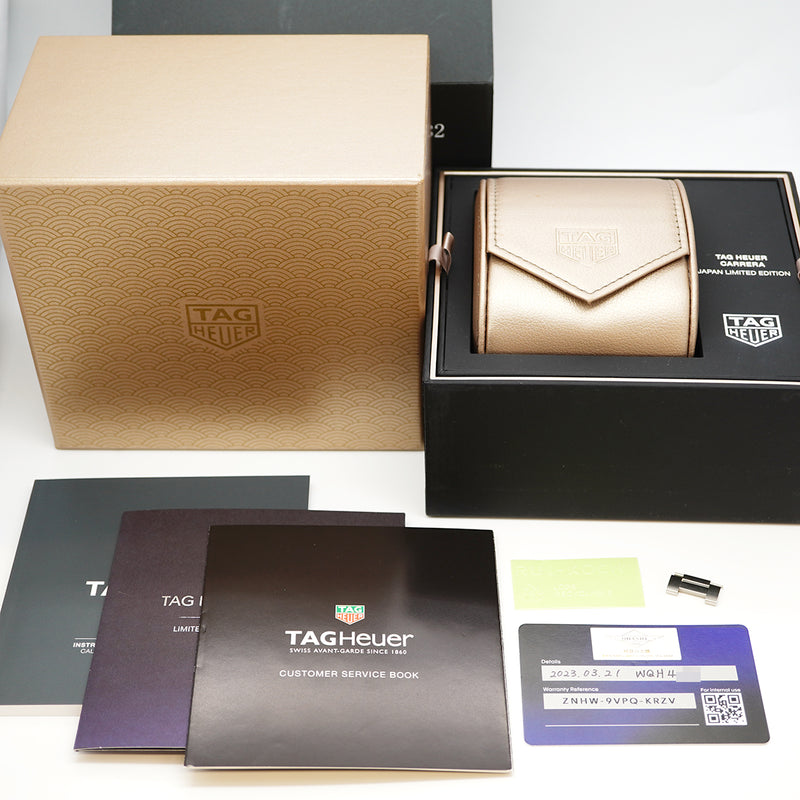 【6wic0204】タグホイヤー カレラ キャリバー ホイヤー02 CBN2019 黒文字盤【中古】腕時計 メンズ