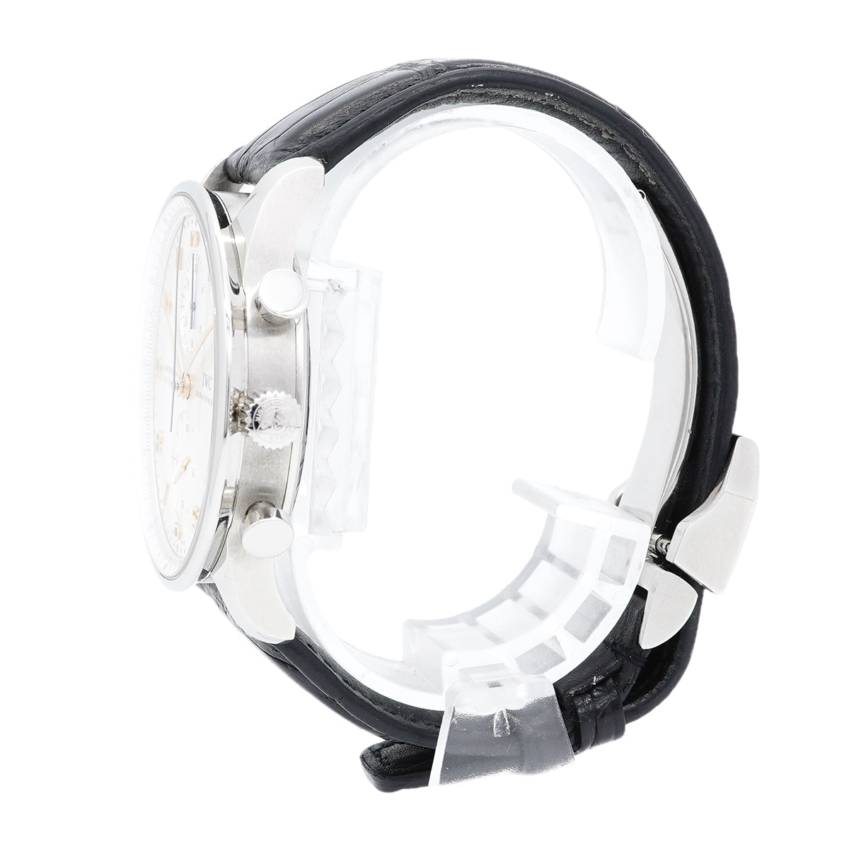 【6wic0205】IWC アイダブリューシー シャフハウゼン ポルトギーゼ クロノグラフ IW371445 シルバー文字盤【中古】腕時計 メンズ