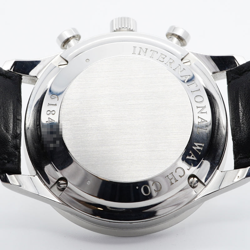 【6wic0205】IWC アイダブリューシー シャフハウゼン ポルトギーゼ クロノグラフ IW371445 シルバー文字盤【中古】腕時計 メンズ