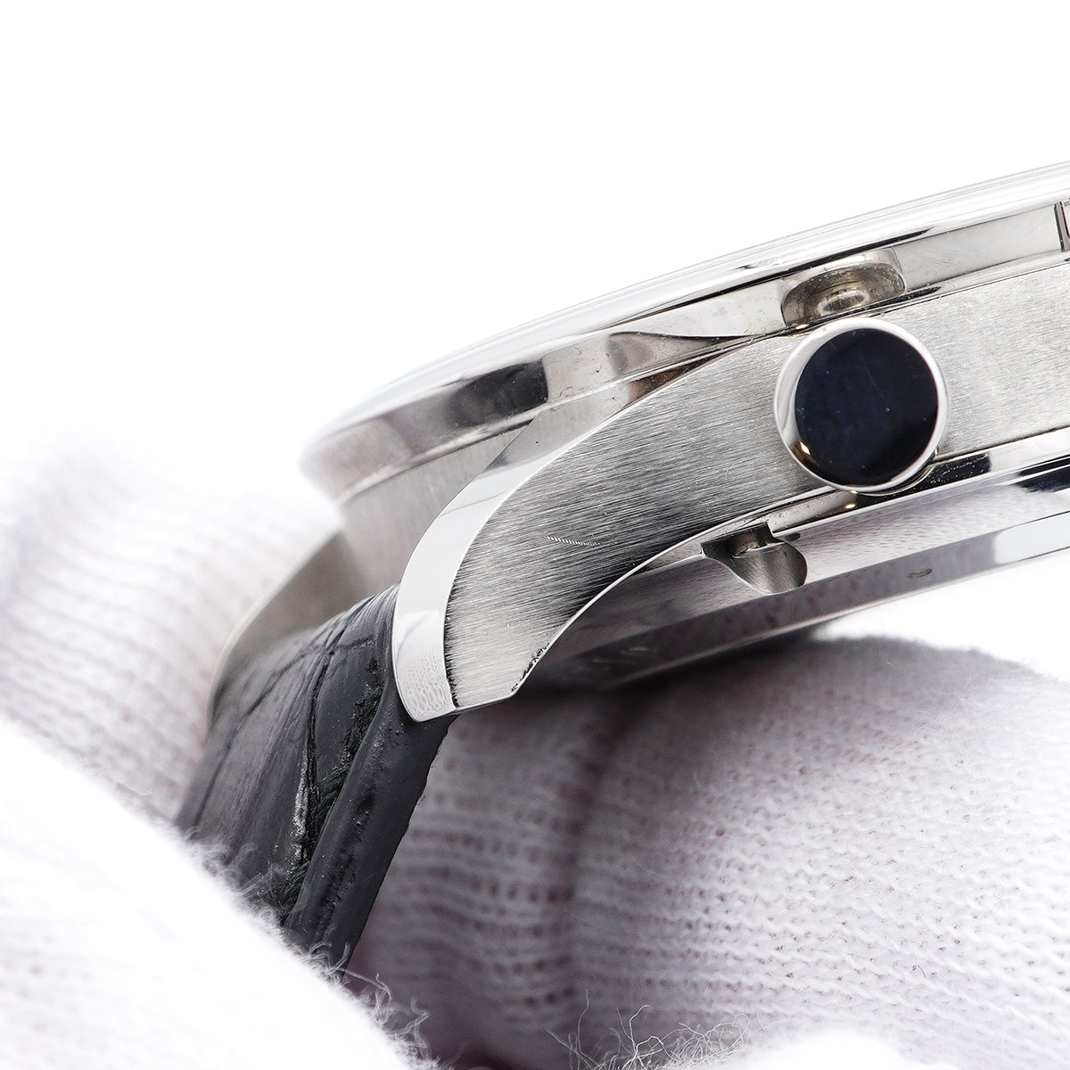 【6wic0205】IWC アイダブリューシー シャフハウゼン ポルトギーゼ クロノグラフ IW371445 シルバー文字盤【中古】腕時計 メンズ