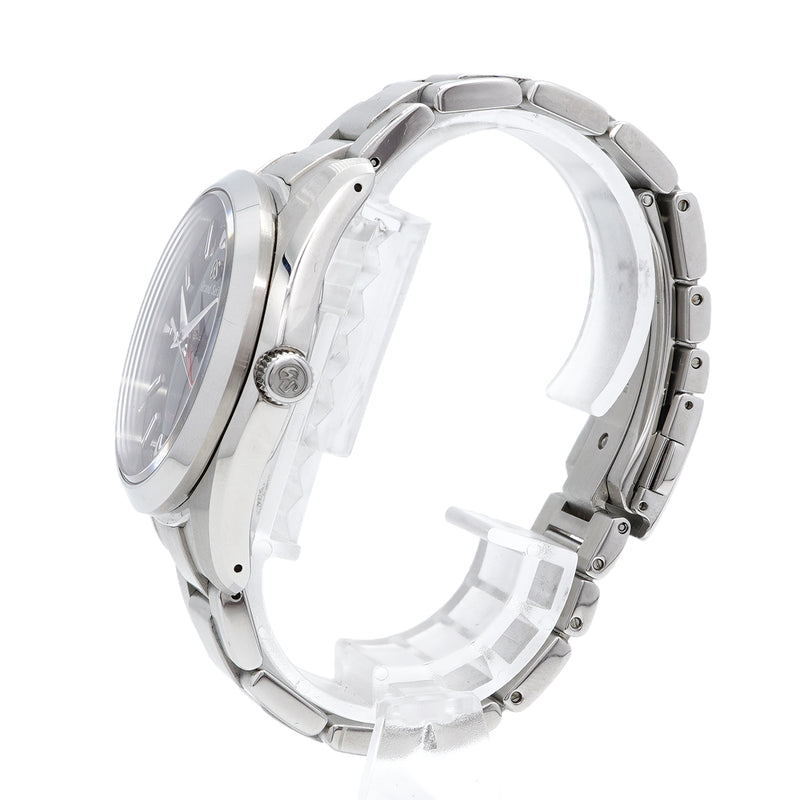【6wic0210】セイコー グランドセイコー GMT SBGN013/9F86-0AF0 黒文字盤【中古】腕時計 メンズ