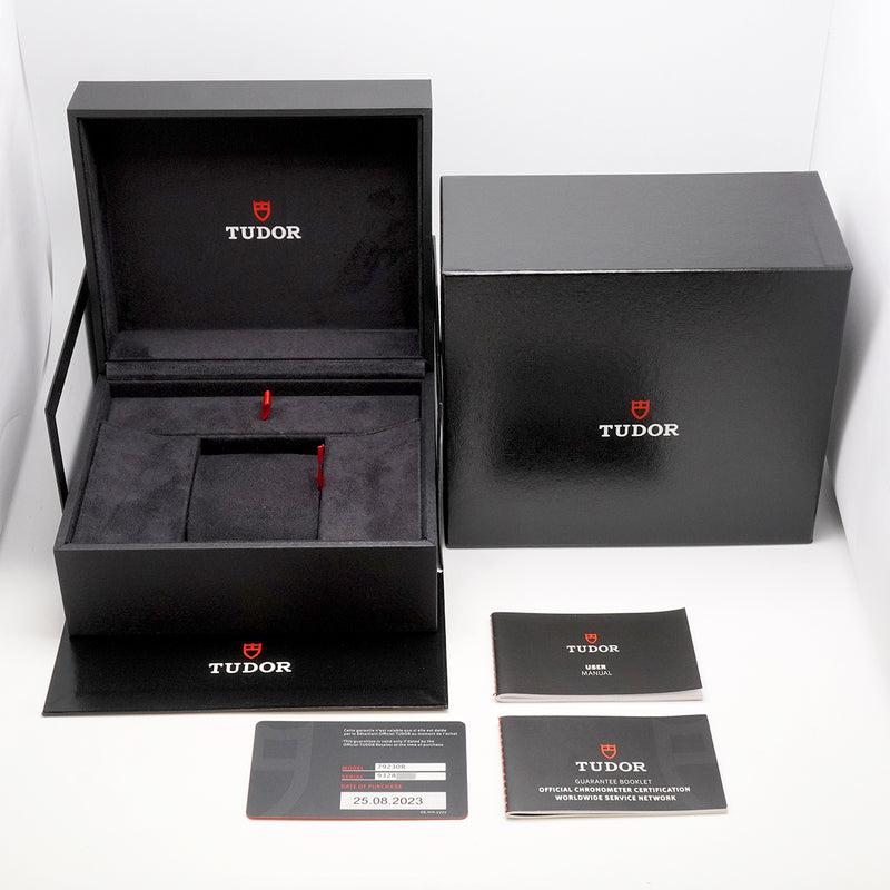 【6wid0242】チュードル ヘリテージ ブラックベイ 79230R 黒文字盤【中古】腕時計 メンズ