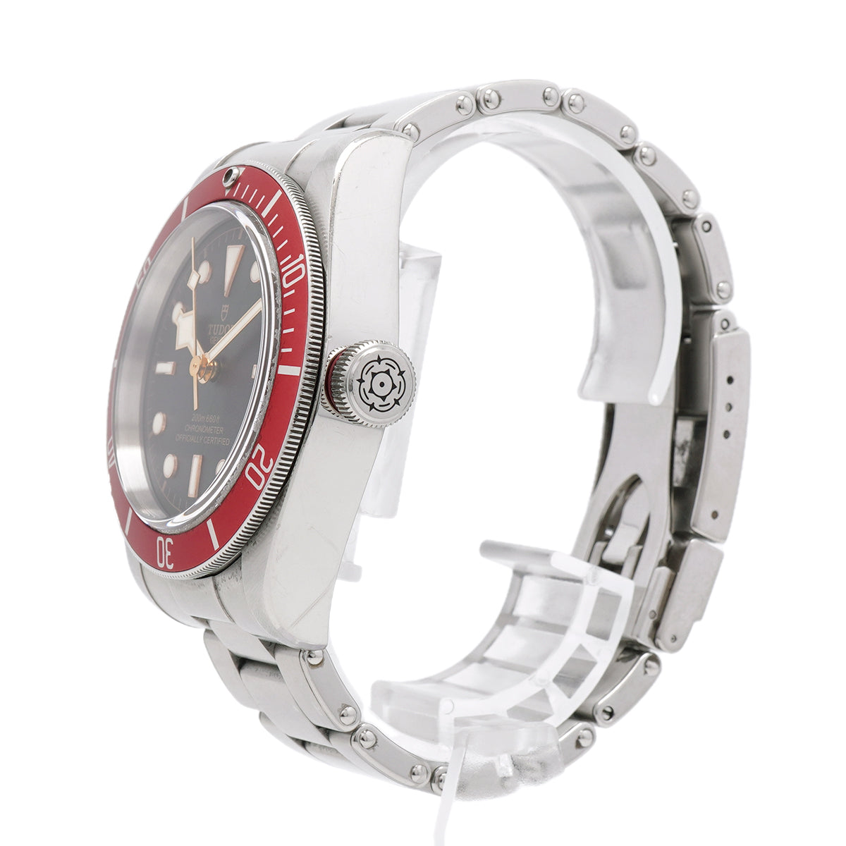 【6wid0243】チュードル ヘリテージ ブラックベイ 79230R 黒文字盤【中古】腕時計 メンズ