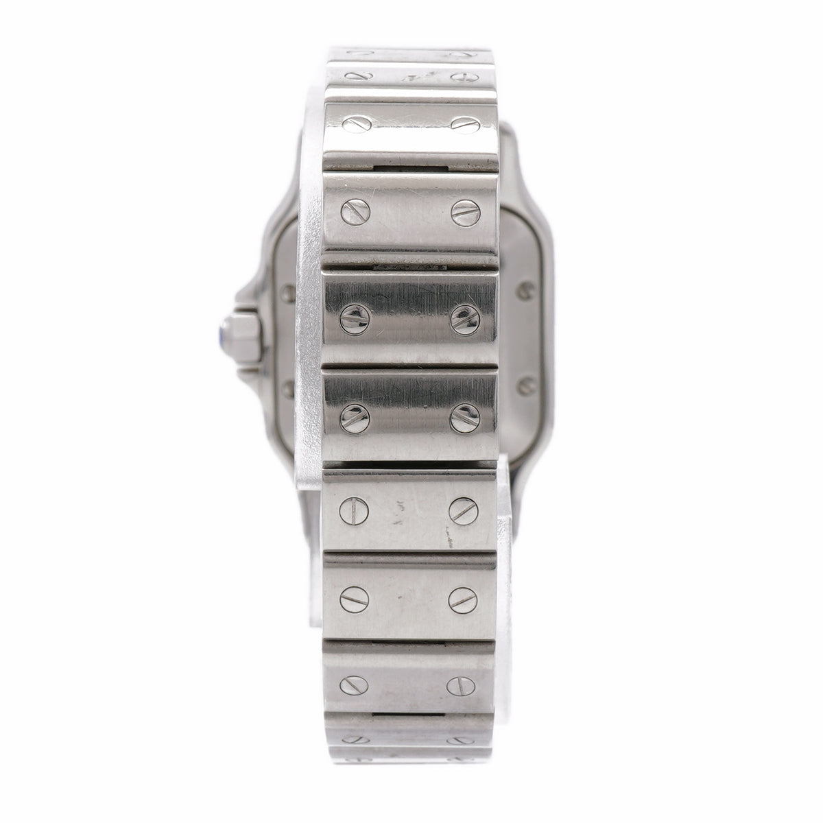 【6wid0244】カルティエ サントスガルべ SM W20044D6 シルバー文字盤【中古】腕時計 レディース