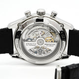 【6wid0247】ゼニス エルプリメロ オープン 03.2040.4061 ブラック/スケルトン文字盤【中古】腕時計 メンズ