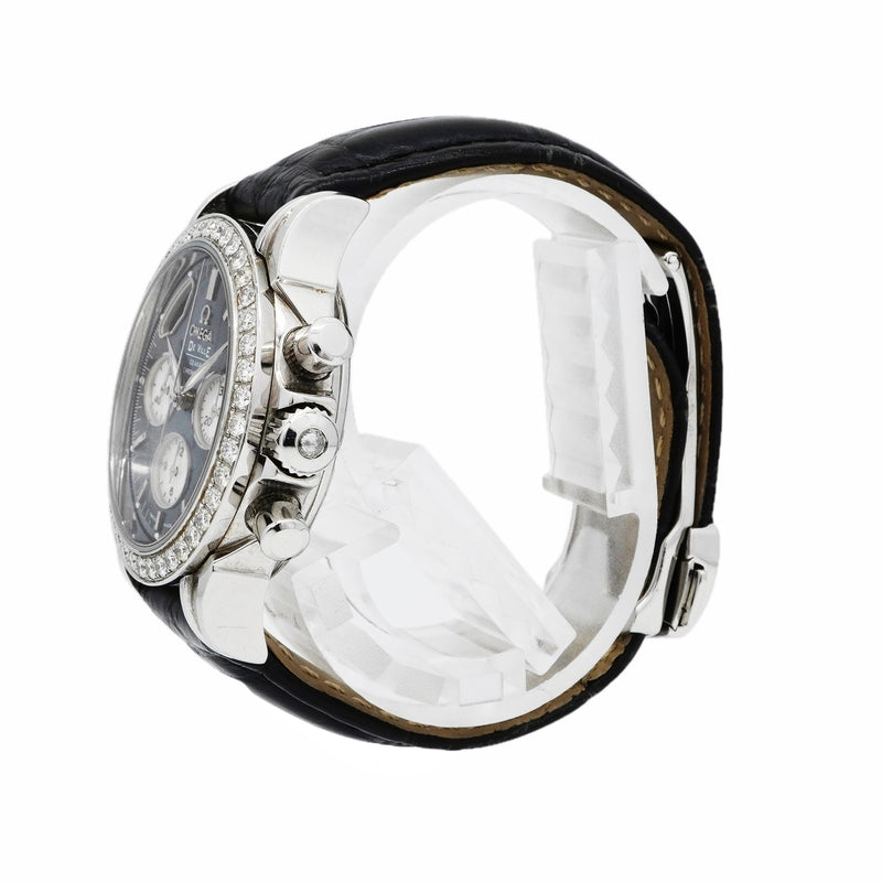 【6wid0251】オメガ デ・ヴィル コーアクシャル クロノスコープ 422.18.35.50.06.001 グレー文字盤【中古】腕時計 メンズ