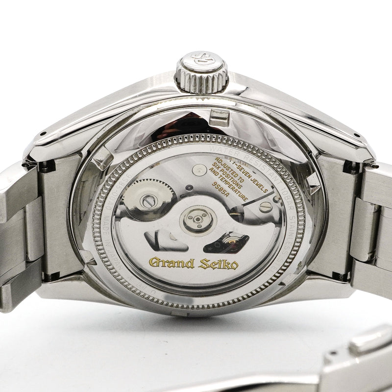 【6wid0252】セイコー グランドセイコー ヘリテージコレクション メカニカルハイビート36000 SBGH205/9S85-00A0 黒文字盤【中古】腕時計 メンズ